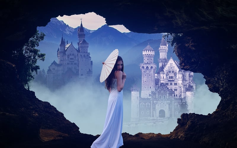 Mystical Cave Landscape